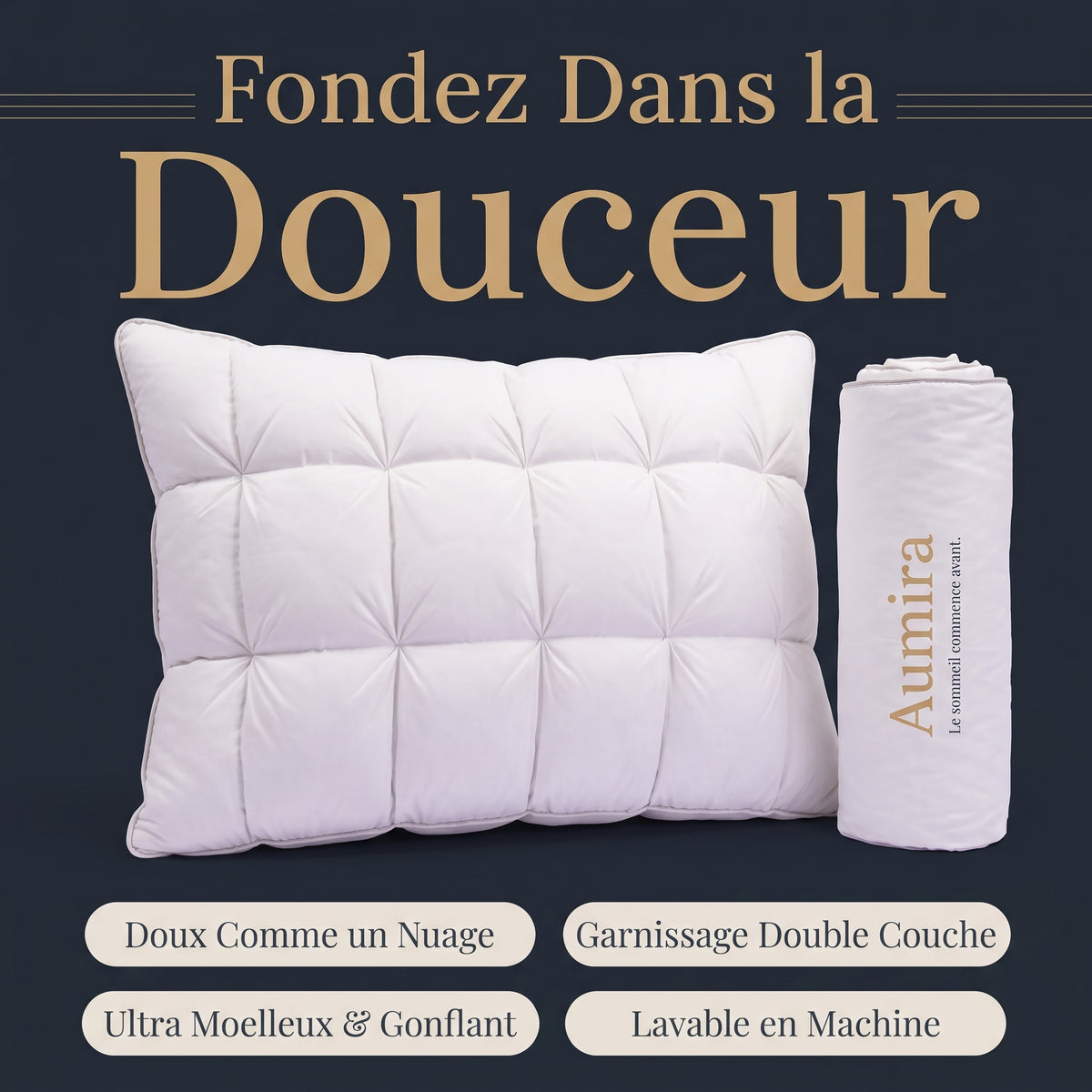 Oreiller Ultra Moelleux SOFTY